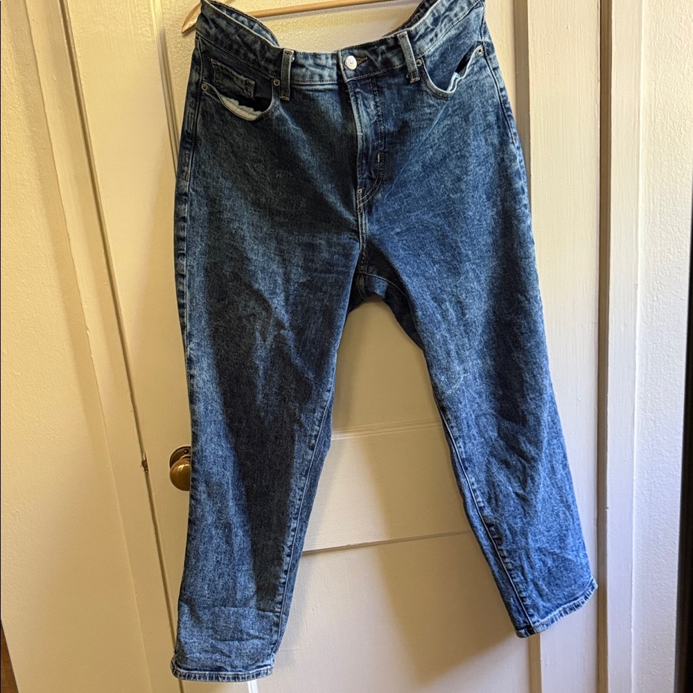Old Navy Women's Straight Leg Jeans - Blue